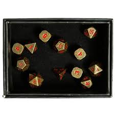 The folding neoprene dice tray; Dungeons Dragons Alloy Dice Tray Cosmic Games