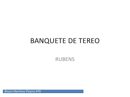 Maybe you would like to learn more about one of these? Banquete De Tereo