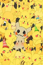 Pikachu And Mimikyu Pokemon Cute Pokemon Mimikyu Pokemon
