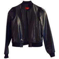 Pre Owned Barneys Co Op Leather Leather Jacket Black Letterman Jacket Jackets Leather Jacket