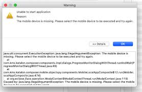 Problems With Real Device Ios Testing Mobile Testing Katalon Community
