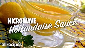 Quick And Easy Hollandaise Sauce In The Microwave Recipe In 2020 Easy Hollandaise Sauce Easy Hollandaise Hollandaise Sauce