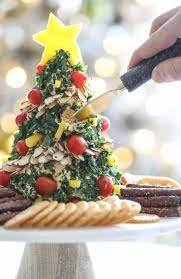 Easy appetizers for the holidays 95 photos. Christmas Tree Cheese Ball Appetizer Recipe For Holiday Entertaining Best Christmas Appetizers Christmas Appetizers Christmas Party Food