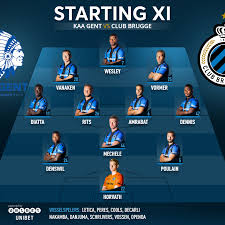 Away team has recorded 4 victories, 2 tie and 4 defeats on the last 10 games. Hier Zijn Jullie Brugse Xi Voor Gntclu Club Brugge K V Facebook