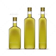 Vector Set Of Olive Or Sunflower Oil Glass Bottles Bottle Glass Bottles Sunflower Oil
