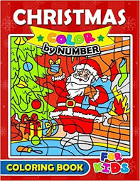 This book will assist young children to develop pen control and to exercise their fine motor skills (coloring books for kids) by nicola ridgeway and james manning | 1 may 2020. Christmas Color By Number Coloring Book For Kids Merry X Mas Coloring For Children Boy Girls Kids Ages 2 4 3 5 4 8 Balloon Publishing Christmas Coloring Book For Children 9781979617314 Amazon Com Books