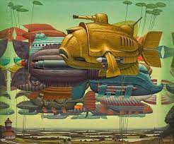 ポーランドの豊かなイマジネーションの世界を描く画家jacek yerkaのシュールレアリズム絵画 トレンドとは無関係で自身の興味にひたすら打ち込んでいるのが痛快 アートのアイデア ペインティング シュールレアリズム