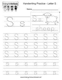 Basic print trace or hollow letters appear on your worksheet. Letter S Writing Practice Worksheet Free Kindergarten English Worksheet For Kids