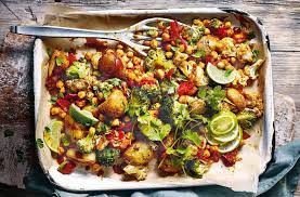Dinner Tray Bake Recipes In 2021 Tesco Real Food Vegetarian Recipes Healthy Recipes