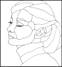 Stained Glass Patterns Audrey Hepburn Stained Glass Patterns Line Art Drawings Mosaic Art