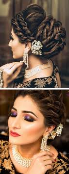 Fashion Bridal Hairstyles Weddingnet India Indian Indianwedding Weddingdresses Simple Wedding Hairstyles Bride Hairstyles Bridal Hairstyle Indian Wedding