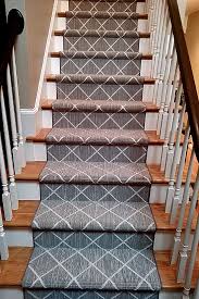 While both runners and full carpeting can help prevent slips and falls on stairs when installed correctly, fully carpeted stairs pose fewer potential hazards in the long run. Pin On Modern Stair Runner Carpets