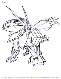 Download printable necrozma pokemon coloring page. Step By Step How To Draw Necrozma Dusk Mane From Pokemon Drawingtutorials101 Com