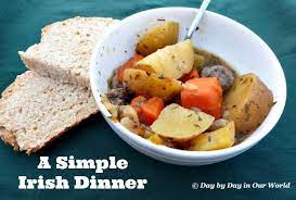 A Simple Irish Dinner Homemade Soda Bread Recipe Irish Dinner Recipes Dinner