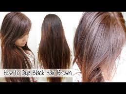 You can remove the artificial black pigments using a clarifying shampoo until you reach a light brown. How To Dye Hair From Black To Brown Without Bleach L Loreal Hicolor Vanilla Champagne Youtube