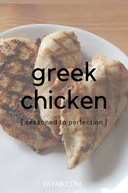 In A Dish Mix The Olive Oil Yaya B Greek Seasoning Oregano And Lemon Juice Mix The Chicken With The Marinade Greek Seasoning Greek Chicken Chicken Spices