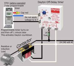 How To Wire Dayton Off Delay Timer Timer Circuit Diagram Electrical Panel