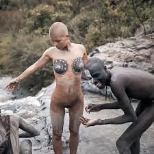 Nude model jailed for Egyptian temple outrage walks naked with remote  Ethiopian tribe - World News - Mirror Online