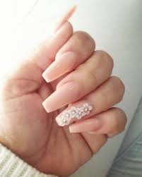The aboriginal versions were annihilation added than pieces of artificial shaped like fingernails. Coffin Style Nails With 3 D Flowers 3d Flower Nails Flower Nails Pink Acrylic Nails