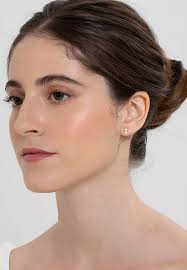 Buy DUCHESS JEWELS Edith Cross 14k Yellow Solid Gold Earrings 2025 Online