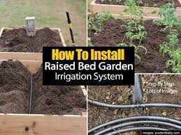 How To Install A Raised Bed Garden Irrigation System Step By Step Garden Irrigation System Garden Watering System Garden Irrigation
