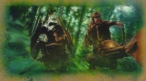 Speeder Bike Scout Chase Movie Art Speeder Bike Art