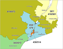 Cna Canadian Area Code Maps