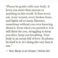 Radical Self Love Project Body Quotes Body Image Quotes Be Gentle With Yourself
