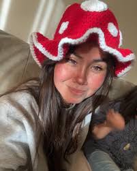 Crochet fun fringe beanie pattern