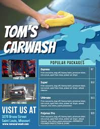 Entrust your car wash and detailing needs to the professionals at cruisers car wash. Car Wash Price List Template Blue Car Wash Car Wash Prices Auto Detailing Price List