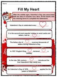 We read and practice the poem all week and complete language arts activities to go along with. Valentines Day Facts Worksheets Origin History Through Time For Kids