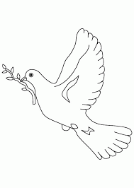Sky blue simple dove quote bookmark. Dove Bird A Symbol Of Peace Coloring Pages Free Printable Coloring Library