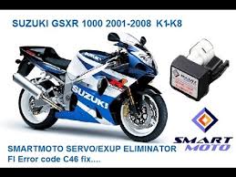 Not in the middle or bottom like i've seen. Suzuki Gsxr 1000 2002 K1 Fi Light Code C46 Smartmoto Servo Exup Eliminator Youtube