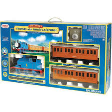 Bachmann Trains Large G Scale Thomas Friends Thomas W Annie Clarabel Ready To Run Electric Train Set Walmart Com Thomas And Friends Electric Train Sets Electric Train