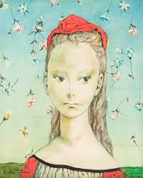 藤田嗣治 「少女像」