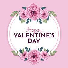 Hearts, flowers, cute critters, fancy fonts, and photos carrying messages of love and friendship will definitely be hanging out on mantels, desks, and refrigerators way past the shelf life of a cupcake. Happy Valentine S Day With Beautiful Flower Frame 1978618 Vector Art At Vecteezy