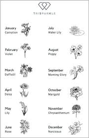 Personalized Birth Flower Ring Custom Dainty Ring Everyday Etsy Tattoo In 2020 Birth Flower Tattoos Birth Flowers Dainty Tattoos
