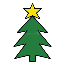 Tree with christmas hat theme 1 vector. Cute Cartoon Christmas Tree Stock Vector Illustration Of Clipart Drawing 147624928