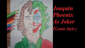 Joaquin Phoenix As Joker Color Pencil Drawing In 2020 Color Pencil Drawing Joker Comic Joker Drawings
