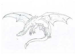 Flying Dragon Drawing By Katy500 On Deviantart Dragon Coloring Page Dragon Sketch Drawings