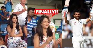 Ajinkya rahane and wife radhika dhopavkar (photo: Ajinkya Rahane Wife Old Pic Ajinkya Rahane Clicked With Wife Radhika Dhopavkar Ajinkya Rahane And His Wife Radhika Pose For The Cameras Rexy S Wall