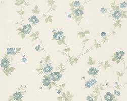 See our large selection of floral wallpaper and botanical patterns below. A S Creation Wallpaper Floral Blue Cream Green Turquoise 304282