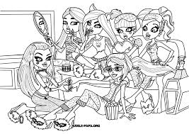 Monster High Para Colorear