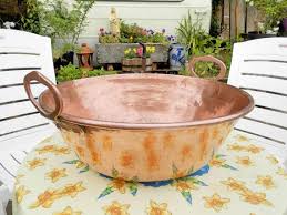 French Vintage Copper Pan Big Jam Jelly Pan Antique Copper Jam Pan 1800s Rare Copper Handles French Cuisine Cou Vintage Copper French Vintage Copper Style