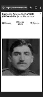 How to find a photo of a burial site in Athens First Cemetery?