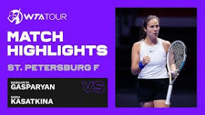 Get the latest player stats on daria kasatkina including her videos, highlights, and more at the official women's tennis association website. Margarita Gasparyan Vs Daria Kasatkina 2021 St Petersburg Final Wta Match Highlights Youtube