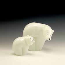 Novica, the impact marketplace, features unique ceramic bear sculptures at incredible prices handcrafted by talented artisans worldwide. Polar Bear Family By Orient Flume Art Glass Art Glass Paperweight Artful Home