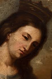 Sold at Auction: Spanish school, XVIII century. "The apparition of the  Virgin of Mercy to Pedro Nolasco". Oil