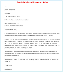 Rental Reference Letter 9 Sample Letters Formats And Examples