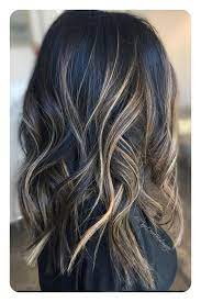 Amazing Styles Of Black Hair Featuring Highlights Balayage Brunette Hair Styles Brunette Balayage Hair